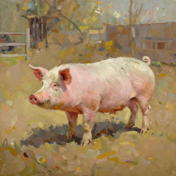 Sunlit Sow