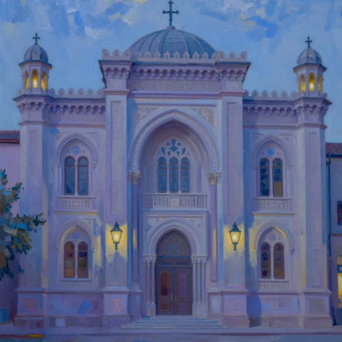 Synagogue Dusk