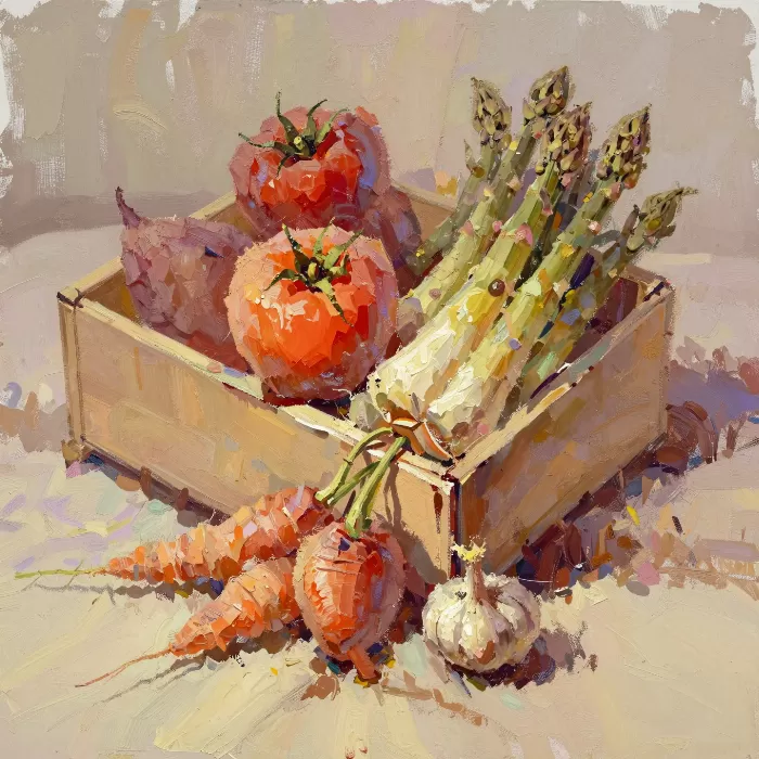 Vermilion Vegetables