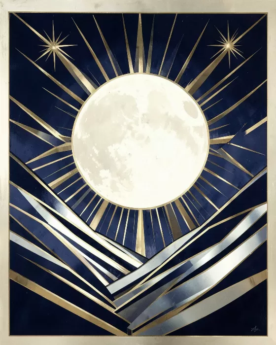 Moonrise Rays