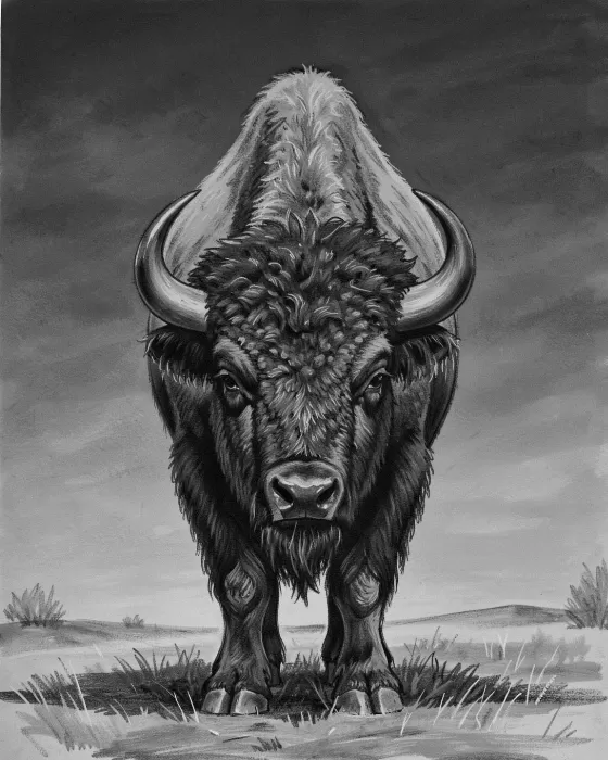 Bison Gaze