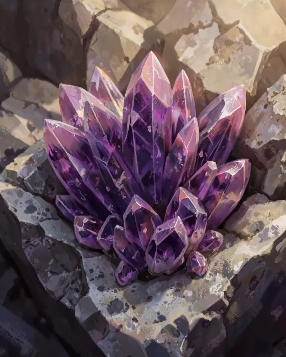 Purple Facets