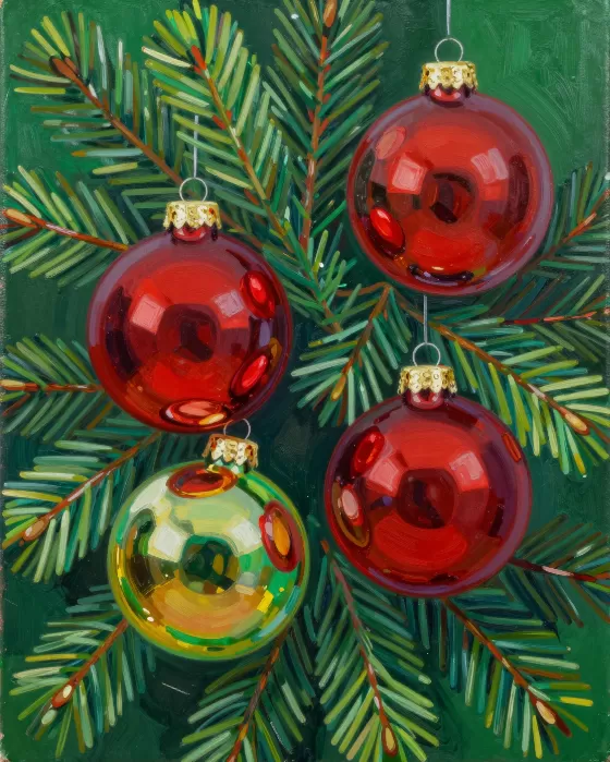 Crimson Baubles