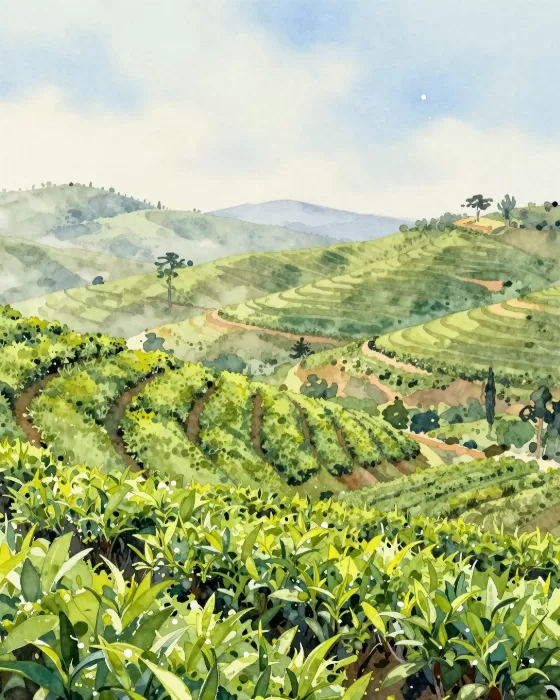 Kenyan Teafields