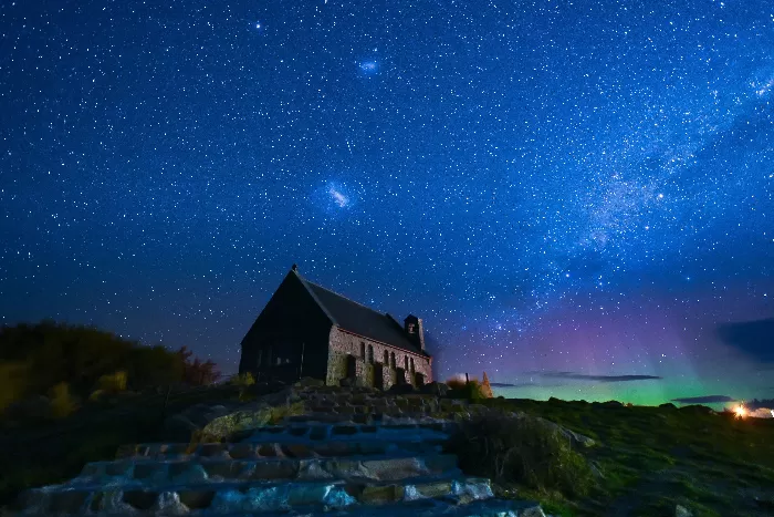 Starry night sky