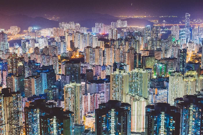 Skyscrapers of Hong Kong China