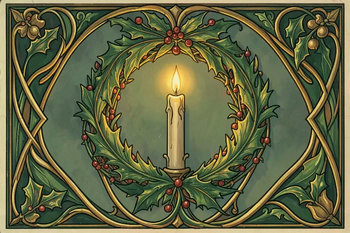 Candlelit Wreath