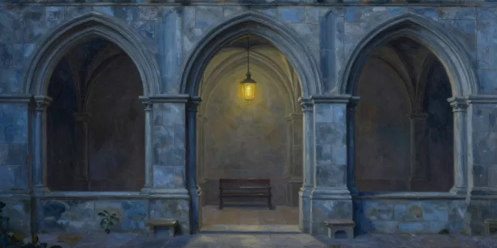 Moonlit Cloister