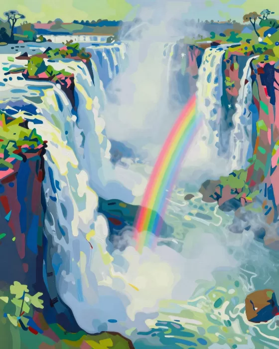 Neon Cascade