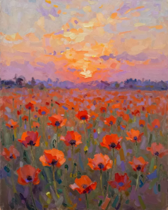 Poppy Sunset