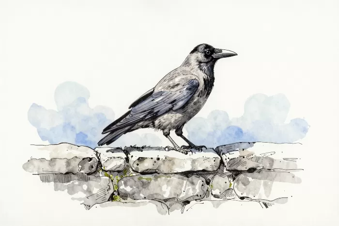 Wall Crow
