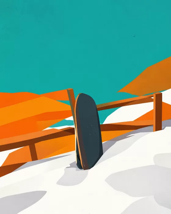 Snowboard Fence