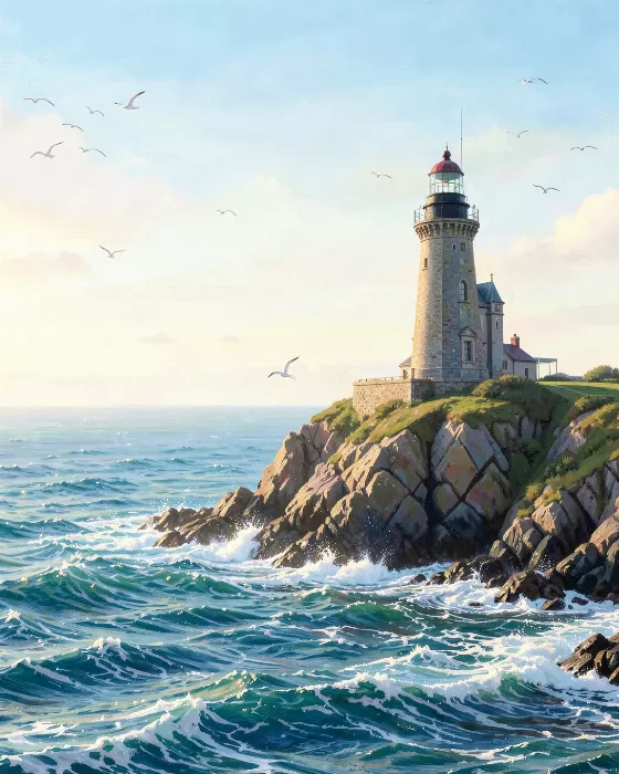 Morning Lighthouse