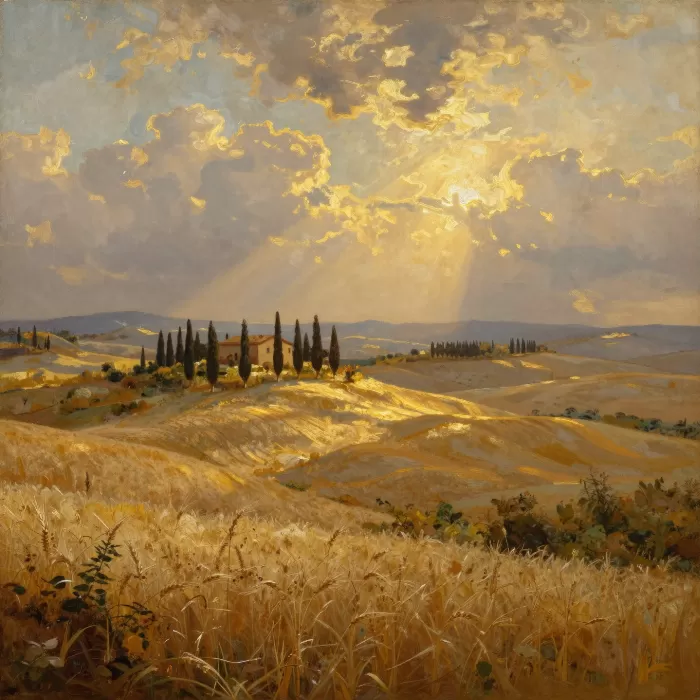 Wheat And Sky