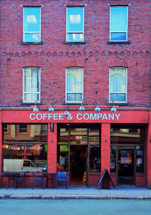 Coffee And Company - Newfoundland art print