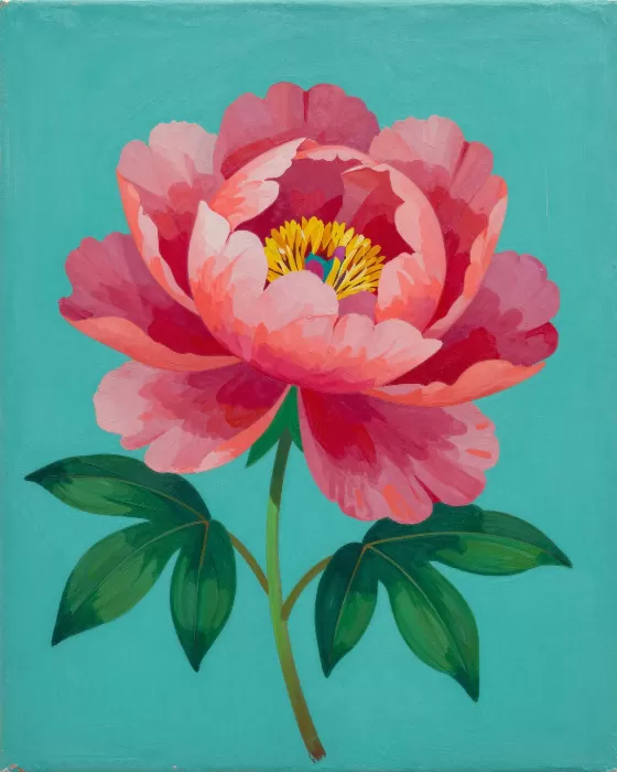 Graphic Peony