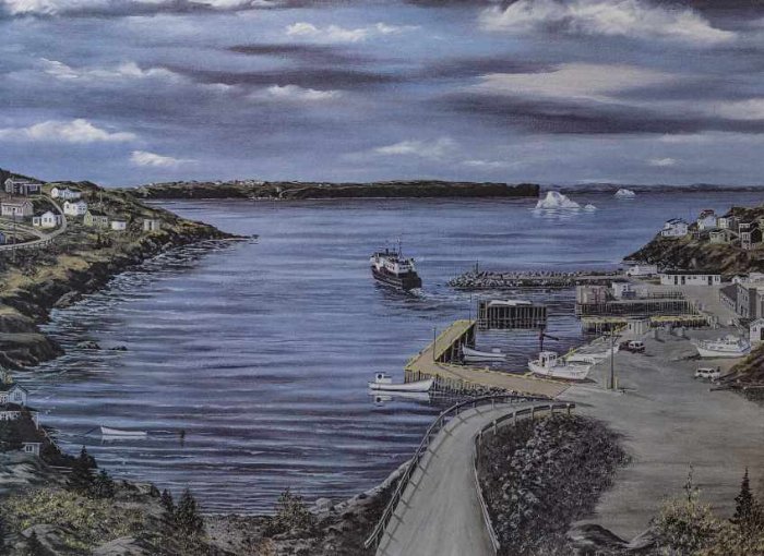 Crossing The Tickle - Newfoundland art print