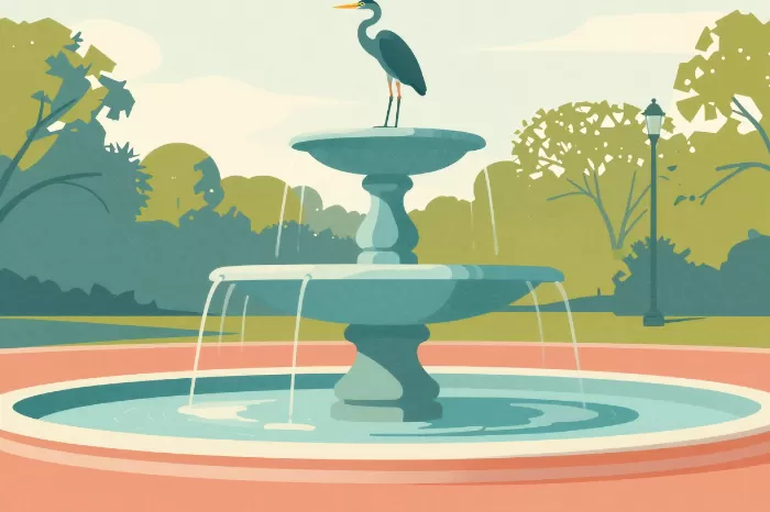 Heron Fountain