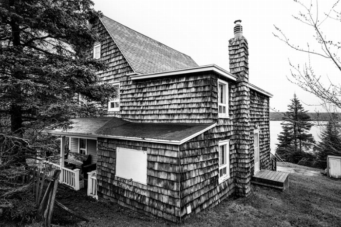 The Old Log Cabin - Newfoundland art print