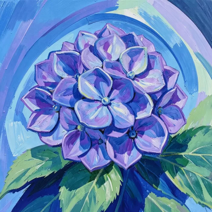 Gestural Hydrangea