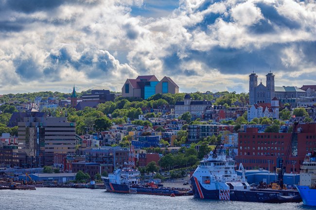 St John's At 400 - Newfoundland art print