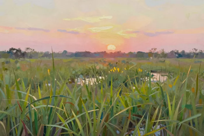 Glowing Marsh