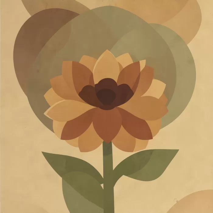 Ochre Dahlia
