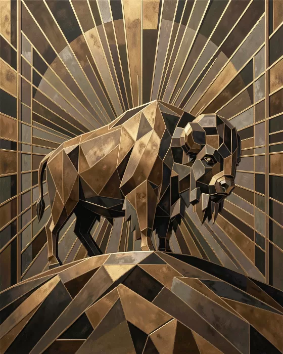 Bronze Bison