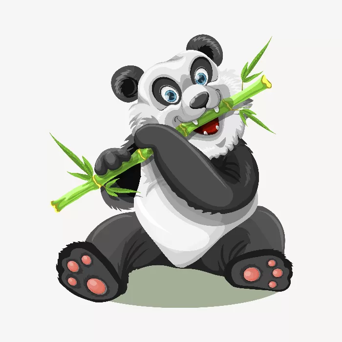 Cartoon panda