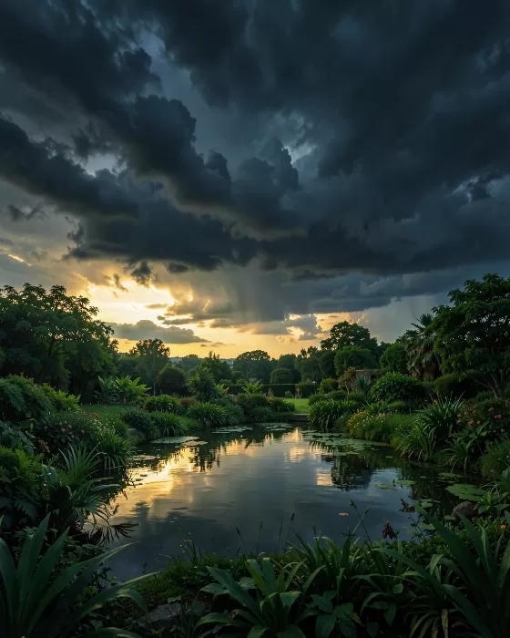Rainlit Meadow