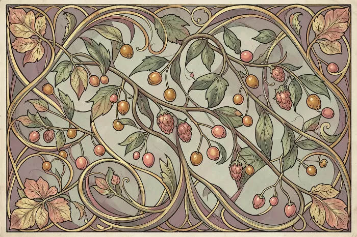 Salmonberry Arabesque