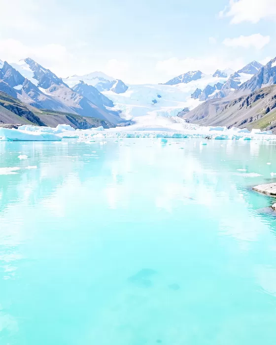 Turquoise Icebergs