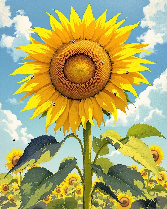 Sunflower Crown II