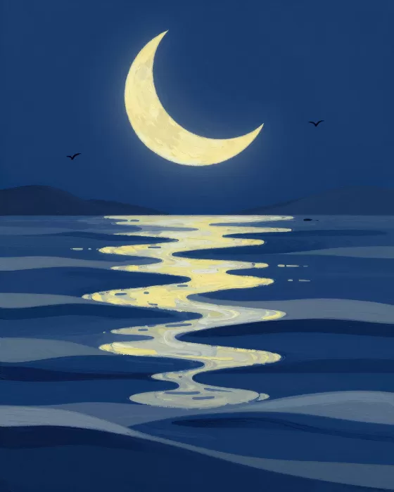 Indigo Crescent
