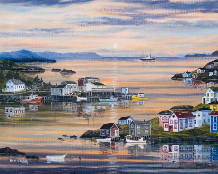 Coastal Heritage - Newfoundland art print