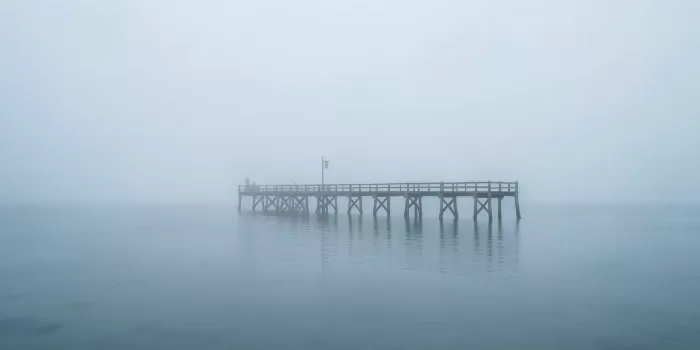 Pier In Fog
