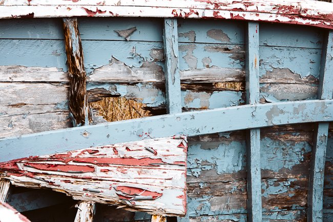 Weathered And Worn - Newfoundland art print