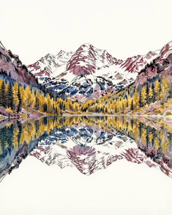 Maroon Reflections