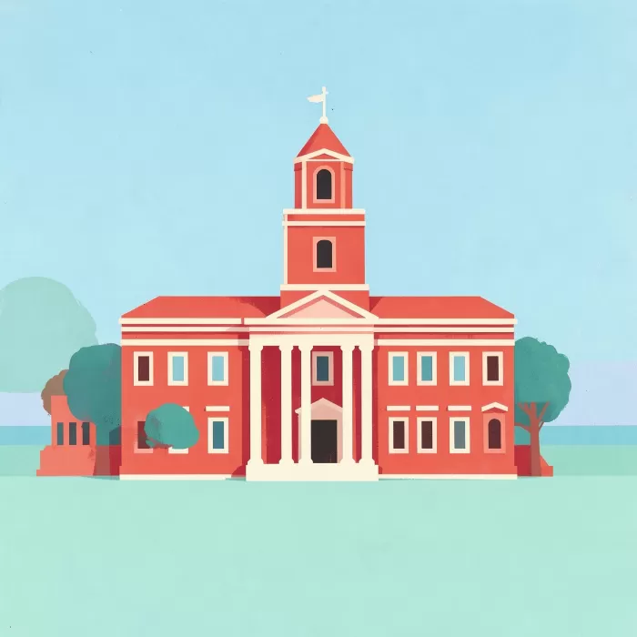 Brick Red Tower
