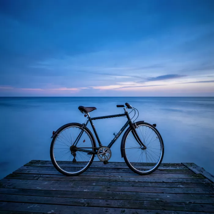 Blue Hour Bicycle