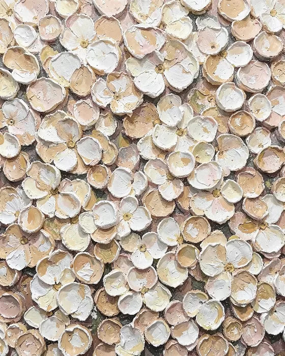 Hydrangea Impasto