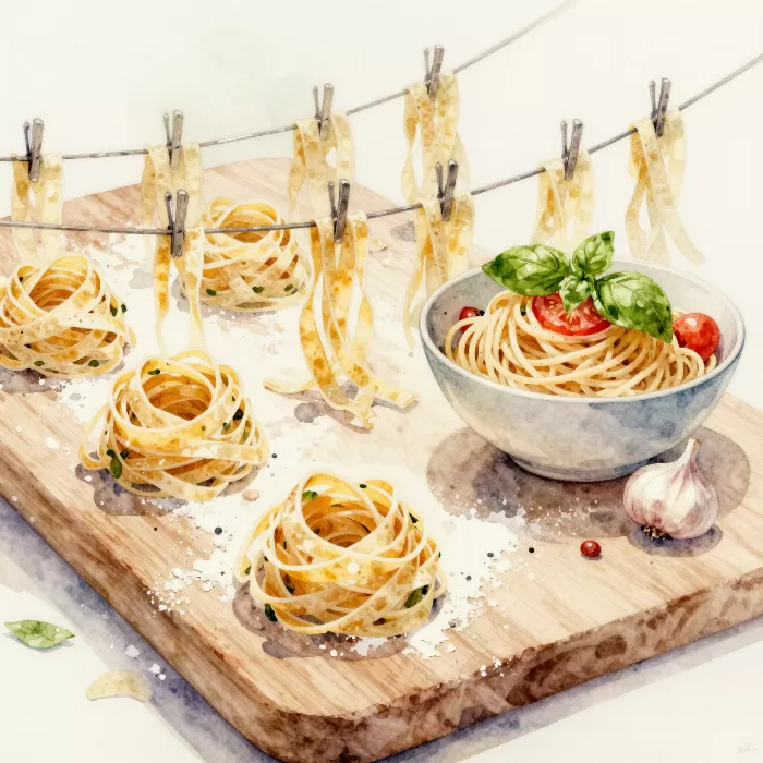 Tagliatelle Drying