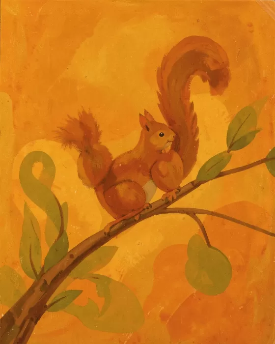 Retro Squirrel