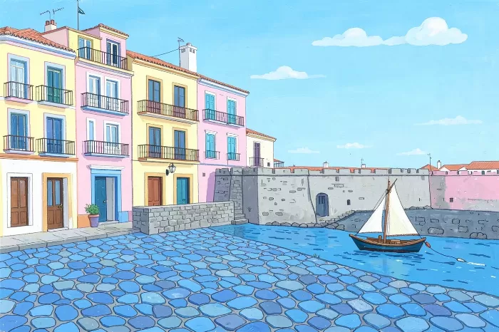 Pastel Balconies