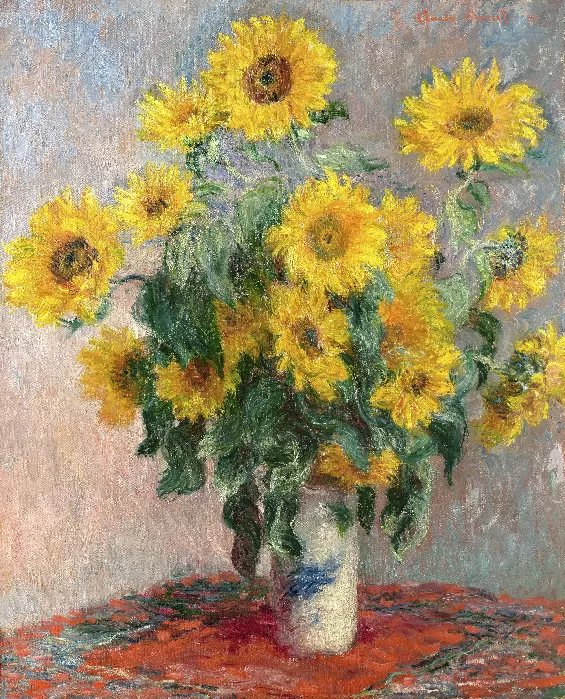 Bouquet of Sunflowers 1881 by Claude Monet