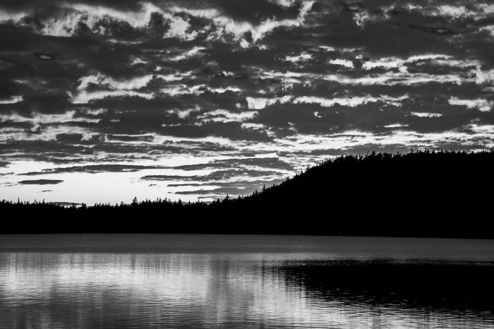 A Lake On Fire - Newfoundland art print