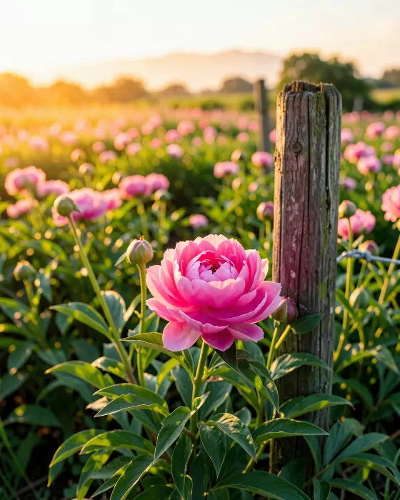 Fencepost Peony