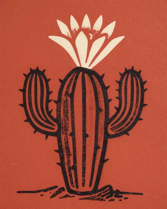 Carved Cactus