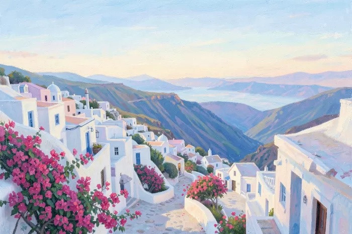 Pastel Oia