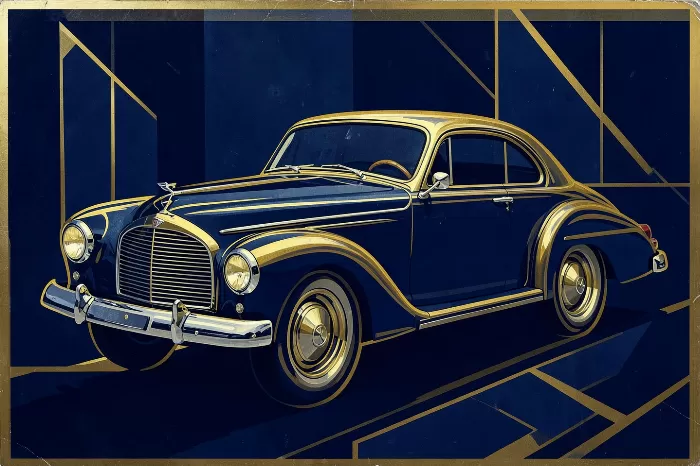 Navy Coupe